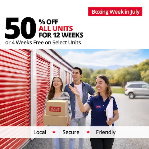 Access Storage - Nepean Merivale Promotion