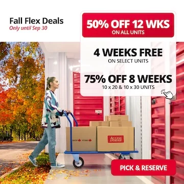 Access Storage - Nepean Merivale Promotion